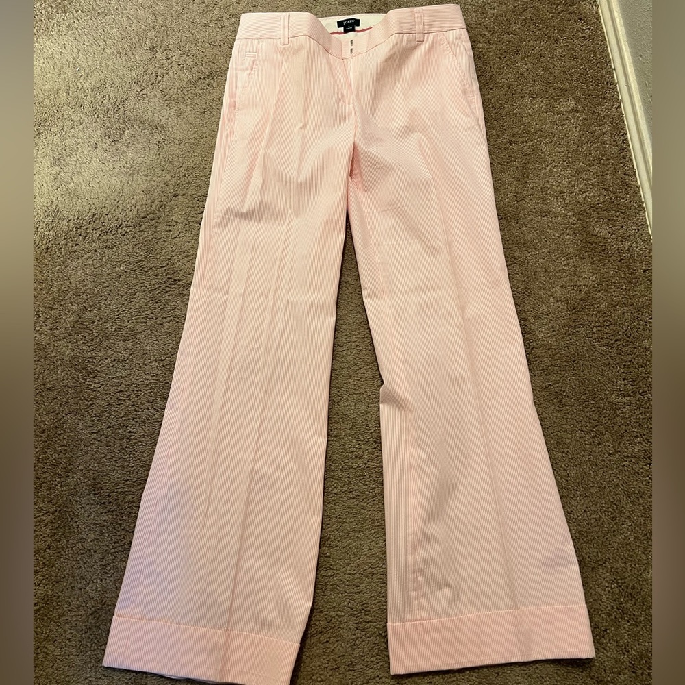 JCrew City fit Pants Sear Sucker
